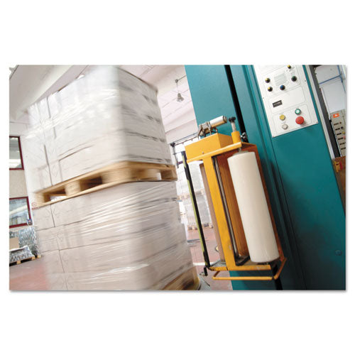 Image of UniversalÂ® Machine Stretch Film, 20" x 5,000 ft, 20.3 mic, (80-Gauge), Clear