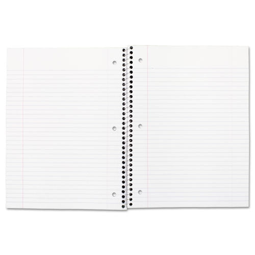 Image of Mead® 05512 Spiral Notebook, One-Subject, Medium/College Rule, Randomly Assorted Cover Color, (70) 10.5 x 7.5 Sheets
