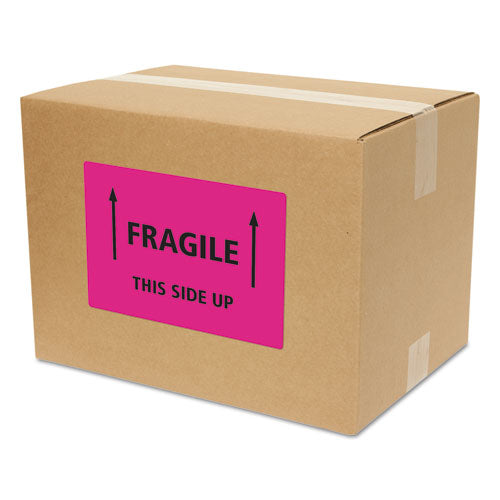 Image of Avery® 5948 High-Visibility Permanent Laser ID Labels, 5.5 x 8.5, Neon Magenta, 200/Box