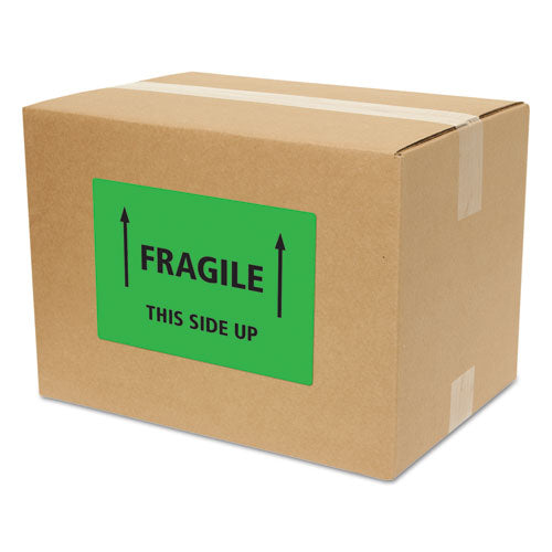 Image of Avery® 05952 High-Visibility Permanent Laser ID Labels, 5.5 x 8.5, Neon Green, 200/Box
