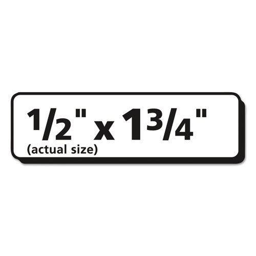 Image of Avery® 15667 Matte Clear Easy Peel Mailing Labels W/ Sure Feed Technology, Laser Printers, 0.5 X 1.75, Clear, 80/sheet, 10 Sheets/pack