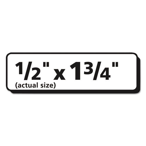 Image of Avery® 18667 Matte Clear Easy Peel Mailing Labels W/ Sure Feed Technology, Inkjet Printers, 0.5 X 1.75, Clear, 80/Sheet, 10 Sheets/Pack