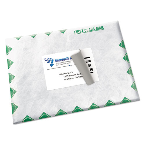 Image of Avery® 08168 Shipping Labels W/ Trueblock Technology, Inkjet Printers, 3.5 X 5, White, 4/sheet, 25 Sheets/pack