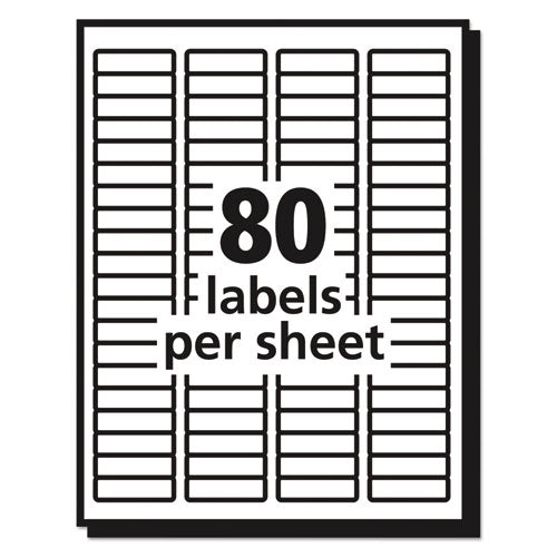 Image of Avery® 08665 Matte Clear Shipping Labels, Inkjet Printers, 8.5 X 11, Clear, 25/pack