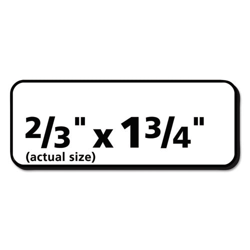 Image of Avery® 5967 White Address Labels W/ Sure Feed Technology For Laser Printers, Laser Printers, 0.5 X 1.75, White, 80/sheet, 250 Sheets/box