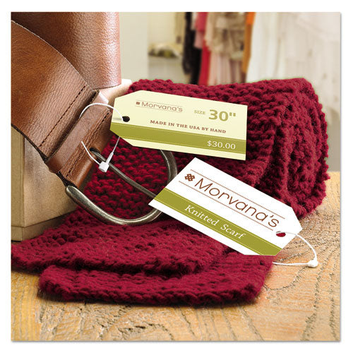 Image of Avery® 22802 Printable Rectangular Tags with Strings, 2 x 3.5, Matte White, 96/Pack