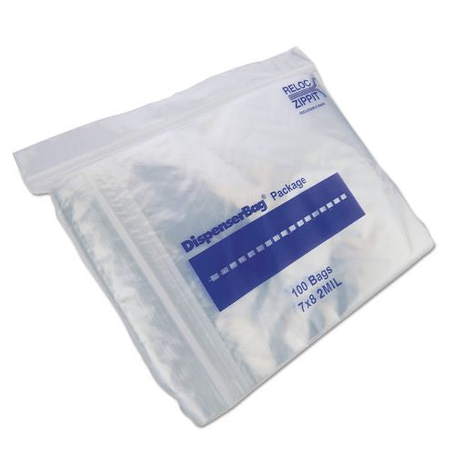 Image of Fantapak MGP MGZ2P0708 Plastic Zipper Bags, 32 oz, 7" x 8", Clear, 1,000 Bags/Box, 2 Boxes/Carton