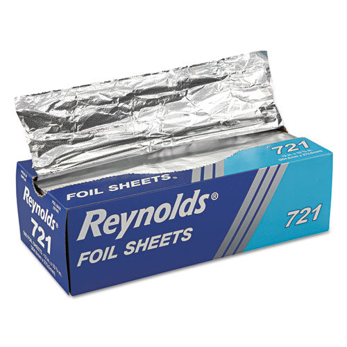 Image of Reynolds Wrap® 000000000000000721 Pop-Up Interfolded Aluminum Foil Sheets, 10.75 x 12, 500/Box