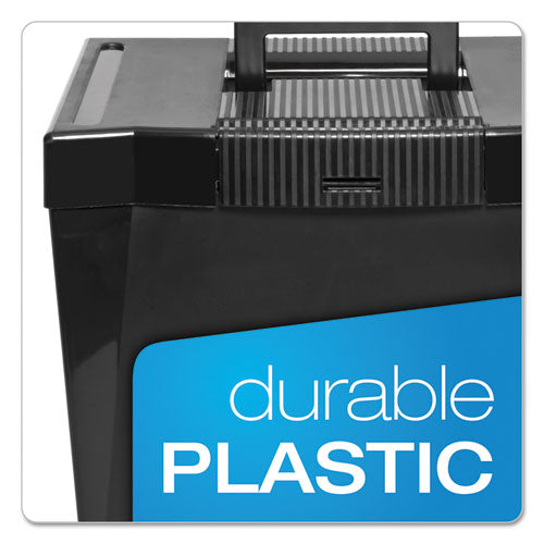 Image of Pendaflex® 20861 Portable Letter Size File Box, Letter Files, 13.5" X 10.25" X 10.88", Black