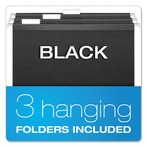 Image of Pendaflex® 41737 Portable File Boxes, Letter Files, 14.88" X 6.5" X 11.88", Granite