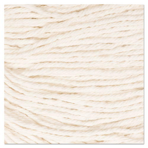Image of Boardwalk® BWK503WHCT Super Loop Wet Mop Head, Cotton/synthetic Fiber, 5" Headband, Large Size, White, 12/carton