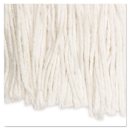 Image of Boardwalk® BWK2020RCT Cut-End Wet Mop Head, Rayon, #20, White, 12/Carton
