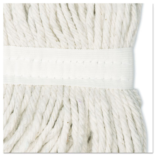 Image of Boardwalk® BWK2020REA Cut-End Wet Mop Head, Rayon, #20, White