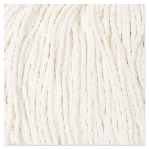 Image of Boardwalk® BWK2024RCT Cut-End Wet Mop Head, Rayon, #24, White, 12/Carton