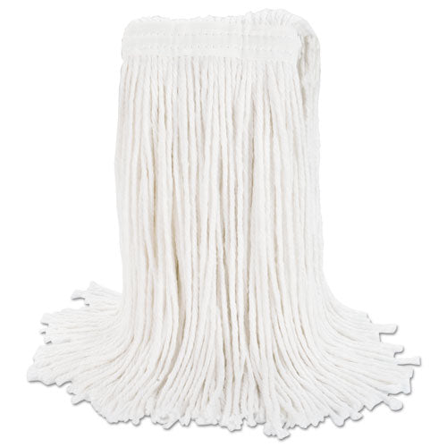 Image of Boardwalk® BWK2020REA Cut-End Wet Mop Head, Rayon, #20, White