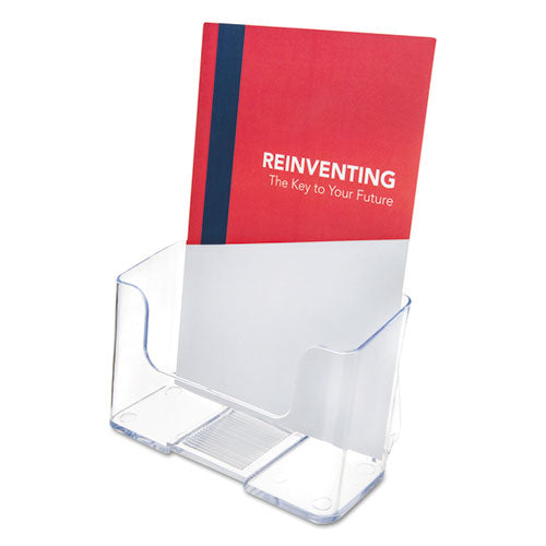 Image of deflecto® 74901 Docuholder For Countertop/wall-Mount, Booklet Size, 6.5w X 3.75d X 7.75h, Clear
