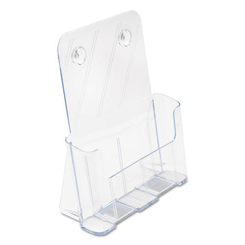 Image of deflecto® 77001 Docuholder For Countertop/wall-Mount, Magazine, 9.25w X 3.75d X 10.75h, Clear