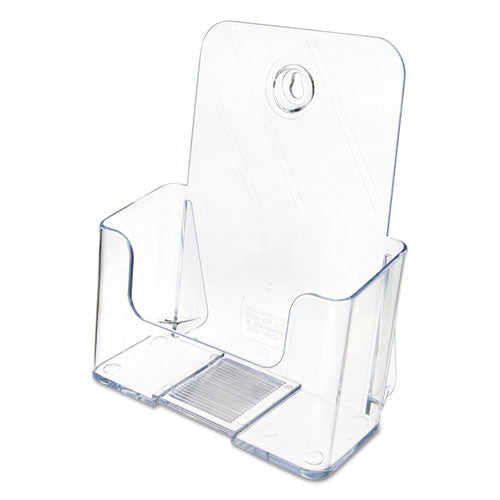 Image of deflecto® 74901 Docuholder For Countertop/wall-Mount, Booklet Size, 6.5w X 3.75d X 7.75h, Clear