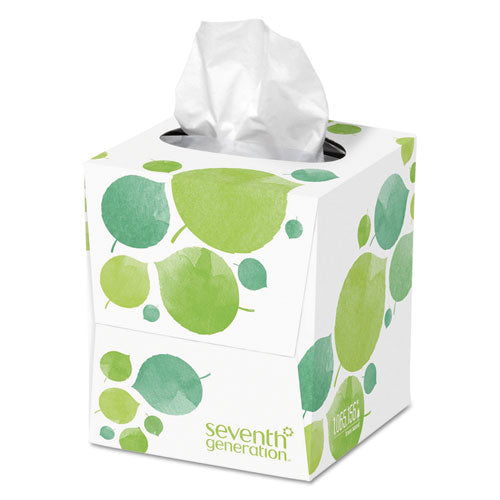 Image of Seventh Generation® SEV 13719 100% Recycled Facial Tissue, 2-Ply, White, 85 Sheets/Box, 36 Boxes/Carton