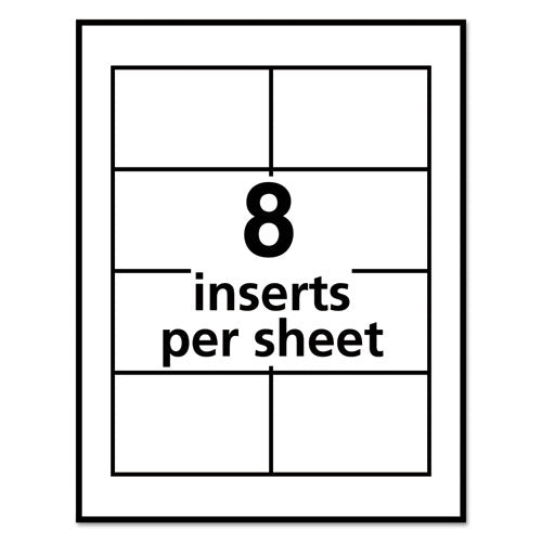 Image of Avery® 05390 Name Badge Insert Refills, Horizontal/vertical, 2 1/4 X 3 1/2, White, 400/box