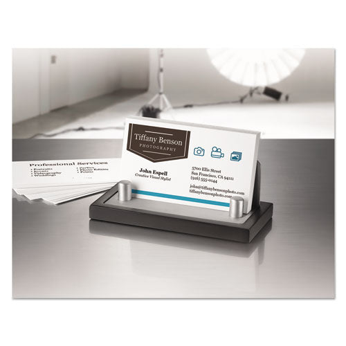 Image of Avery® 08870 True Print Premium Clean Edge Business Cards, Inkjet, 2 x 3.5, White, 10 Cards/Sheet, 100 Sheets/Box