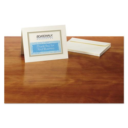 Image of AveryÂ® Note Cards With Matching Envelopes, Inkjet, 80 Lb, 4.25 X 5.5, Embossed Matte Ivory, 60 Cards, 2 Cards/sheet, 30 Sheets/pack