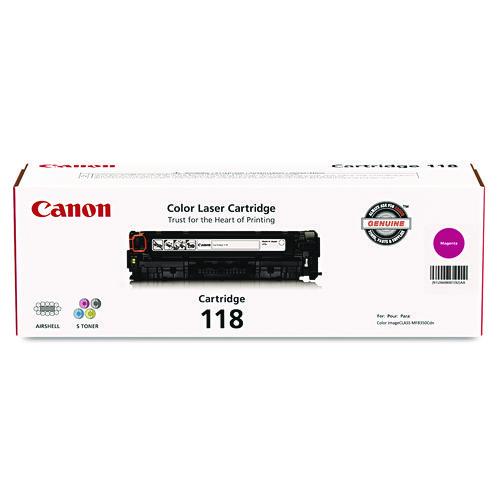 Image of Canon® 2660B001 2660b001 (118) Toner, 2,900 Page-Yield, Magenta
