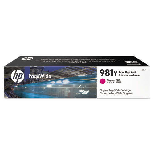 Image of HP L0R14A HP 981y, (l0r14a) Extra High-Yield Magenta Original Pagewide Cartridge