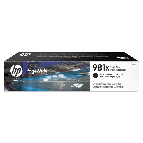 Image of HP L0R12A HP 981x, (l0r12a) High-Yield Black Original Pagewide Cartridge