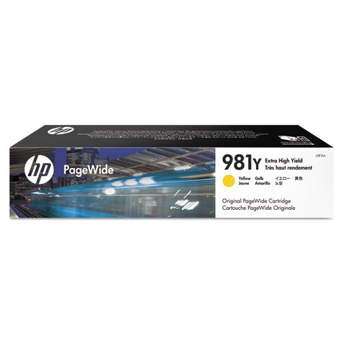 Image of HP L0R15A HP 981y, (l0r15a) Extra High-Yield Yellow Original Pagewide Cartridge