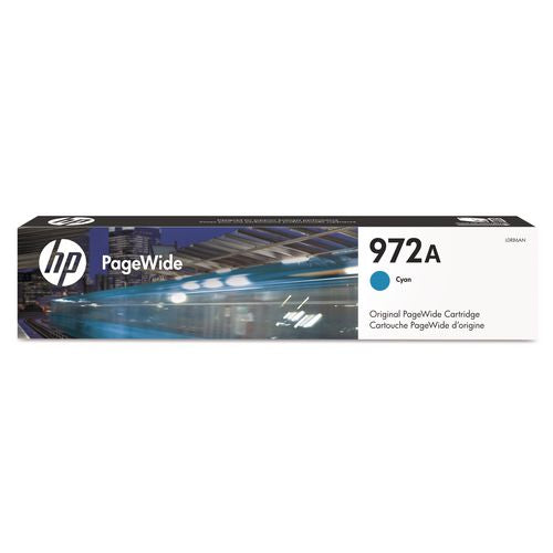 Image of HP L0R86AN HP 972a, (l0r86an) Cyan Original Pagewide Cartridge