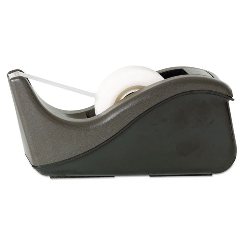 Image of Scotch® C60-BK Value Desktop Tape Dispenser, 1" Core, Two-Tone Black