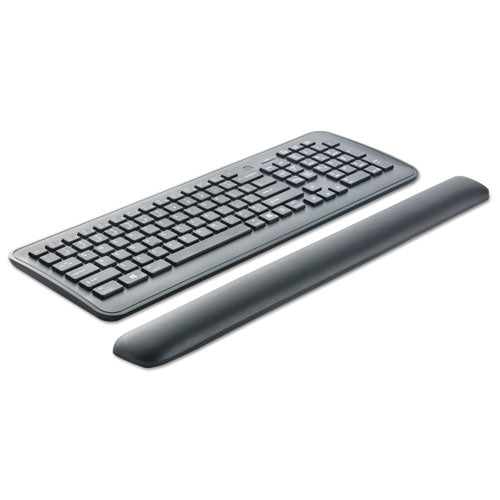 Image of 3M WR85B Gel Wrist Rest for Keyboards, 19 x 2, Black