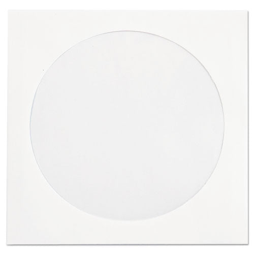 Image of Quality Park QUA62905 CD/DVD Sleeves, 1 Disc Capacity, White, 250/Box