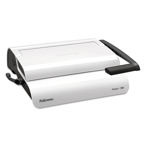 Image of Fellowes® 5006801 Pulsar Manual Comb Binding System, 300 Sheets, 18.13 X 15.38 X 5.13, White