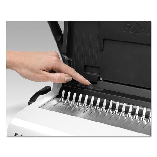 Image of Fellowes® 5006501 Star+ 150 Manual Comb Binding Machine, 150 Sheets, 17.69 X 9.81 X 3.13, White