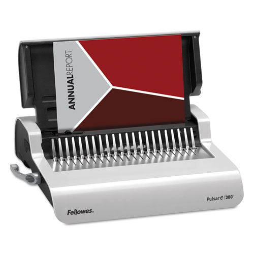 Image of Fellowes® 5216701 Pulsar Electric Comb Binding System, 300 Sheets, 17 X 15.38 X 5.13, White