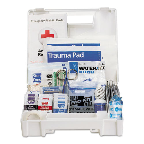 Image of First Aid Only 90589 Bulk ANSI 2015 Compliant First Aid Kit, Type I and II, 141 Pieces, Plastic Case