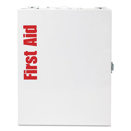 Image of First Aid Only FAO90578021 ANSI 2021 SmartCompliance General Business First Aid Station for 25 People, without Medication, 94 Pieces, Metal Case