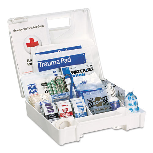 Image of First Aid Only 90589 Bulk ANSI 2015 Compliant First Aid Kit, Type I and II, 141 Pieces, Plastic Case