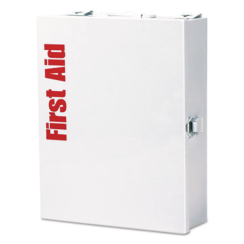 Image of First Aid Only FAO90578021 ANSI 2021 SmartCompliance General Business First Aid Station for 25 People, without Medication, 94 Pieces, Metal Case