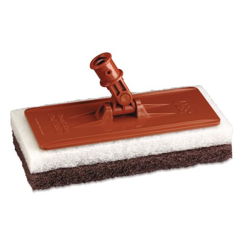 Image of 3M 08542KT Doodlebug Threaded Pad Holder Kit, 4.63 X 10, Orange