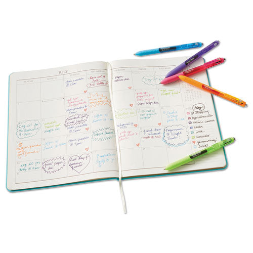Image of Paper Mate® 1951718 Inkjoy Gel Pen, Retractable, Medium 0.7 Mm, Assorted Ink And Barrel Colors, 20/pack
