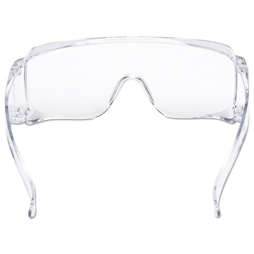 Image of 3M TGV01-20 Tour-Guard V Protective Eyewear, Wall-Mount Dispenser Box, Frameless OTG, Clear Single Lens, 20/Box
