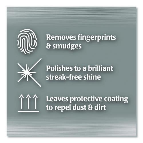 Image of WEIMAN® 92A Stainless Steel Wipes, 1-Ply, 7 x 8, White, 30/Canister