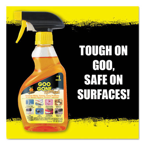 Image of Goo Gone® 2096 Spray Gel Cleaner, Citrus Scent, 12 Oz Spray Bottle, 6/carton