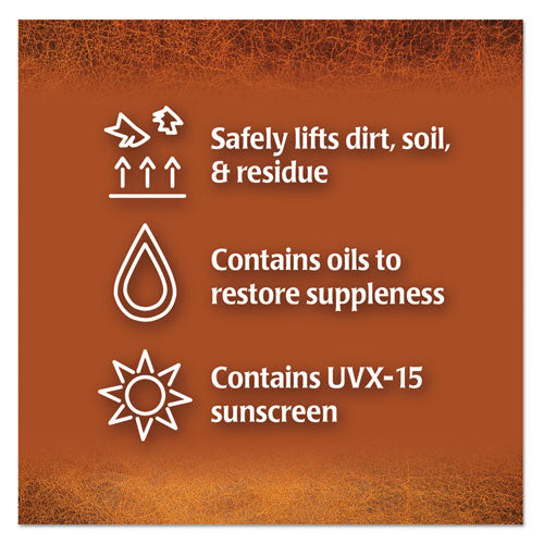 Image of WEIMAN® 91CT Leather Wipes, 1-Ply, 7 x 8, White, 30/Canister, 4 Canisters/Carton