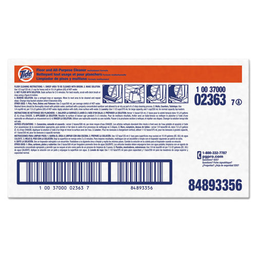 Image of Tide® PRO 02363 Floor And All-Purpose Cleaner, 18 Lb Box