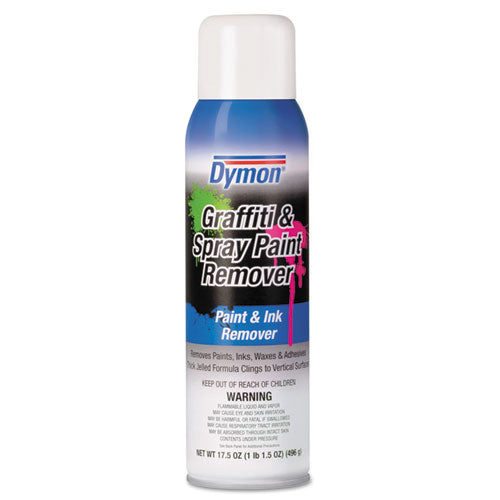 Image of Dymon® 07820 Graffiti/paint Remover, Jelled Formula, 17.5 Oz Aerosol Spray