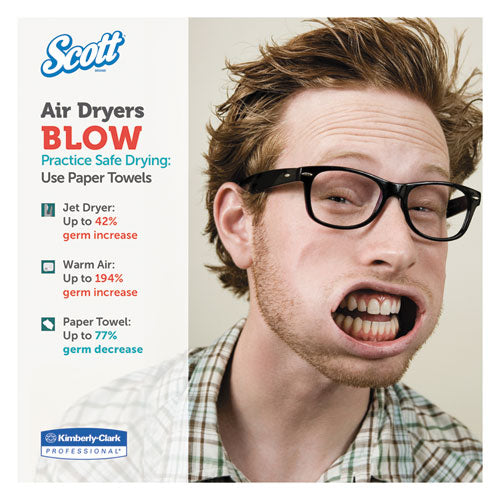 Image of Scott® 01010 Essential Center-Pull Towels, Absorbency Pockets, 2-Ply, 8 x 15, White, 500/Roll, 4 Rolls/Carton